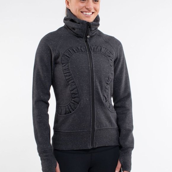 lululemon athletica Gray Zip-Up Jacket - Picture 1 of 11